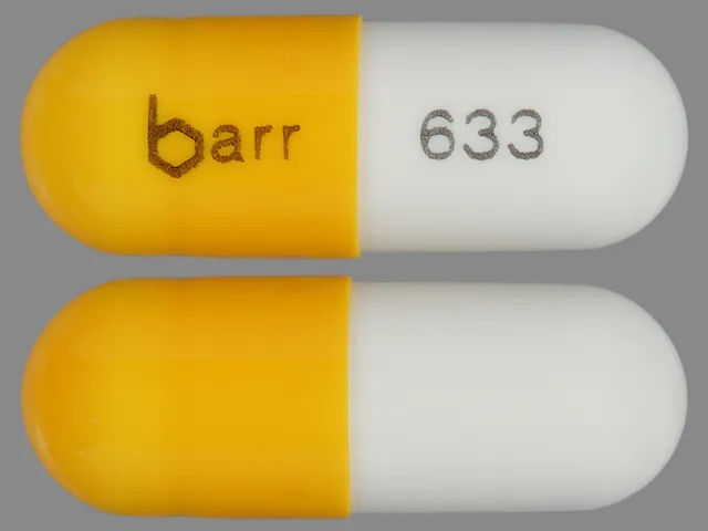 Danazol (Danocrine) BARR 633 Pill Image