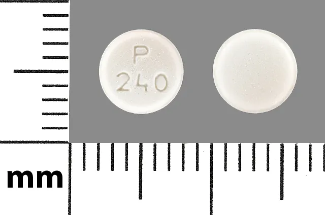 Repaglinide (Prandin) P 240 Pill Image
