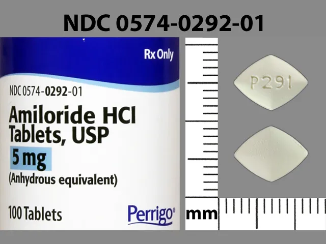 Amiloride (Midamor) P291 Pill Image