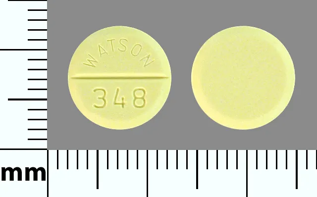 Triamterene/Hydrochlorothiazide (Dyazide, Maxzide) WATSON 348 Pill Image