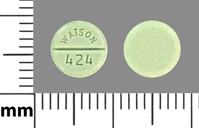 Triamterene/Hydrochlorothiazide (Dyazide, Maxzide) WATSON 424 Pill Image