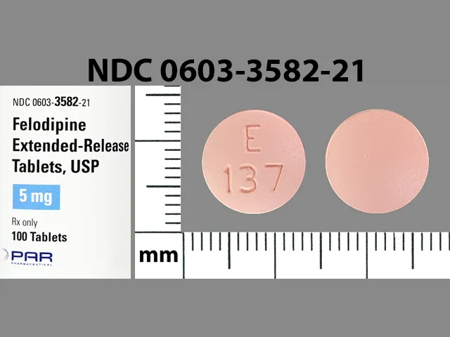 Felodipine (Plendil) E 137 Pill Image