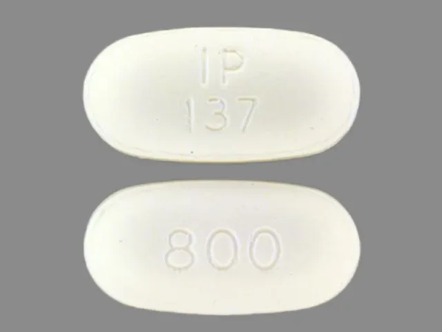 Ibuprofen (Advil, Caldolor, Motrin) IP 137 800 Pill Image