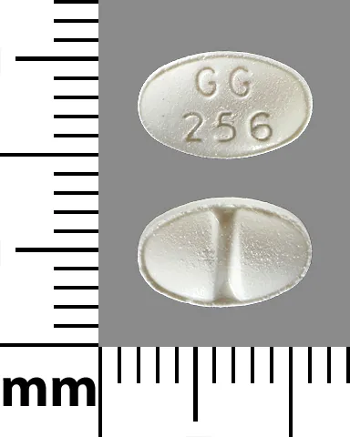 Alprazolam (Xanax) GG 256 Pill Image