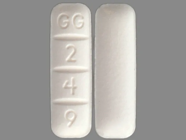 Alprazolam (Xanax) GG 2 4 9 Pill Image