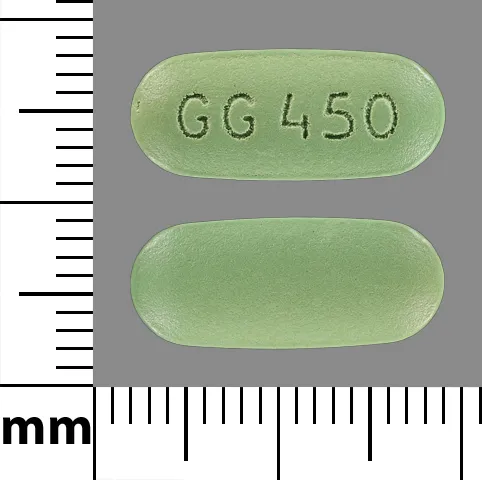 Amitriptyline (Amitid, Elavil, Endep) GG 450 Pill Image