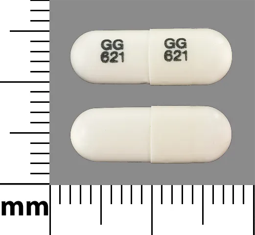 Terazosin (Hytrin, Tezruly) GG 621 GG 621 Pill Image