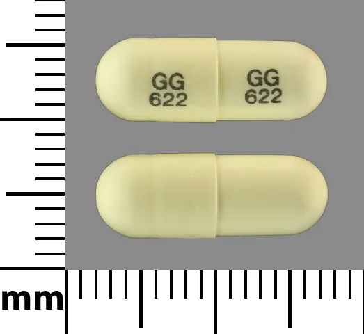 Terazosin (Hytrin, Tezruly) GG 622 GG 622 Pill Image