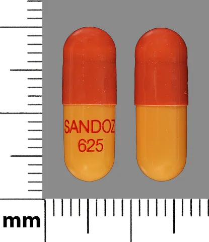 Rivastigmine (Exelon) SANDOZ 625 Pill Image