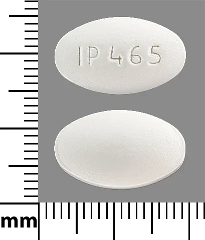 Ibuprofen (Advil, Caldolor, Motrin) IP 465 Pill Image