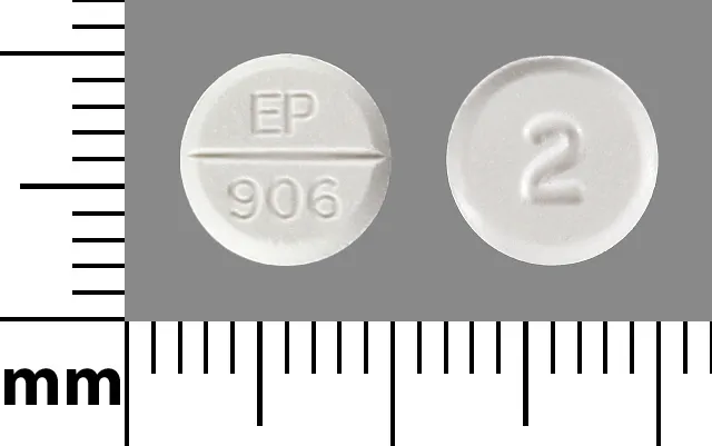 Lorazepam (Ativan, Loreev XR) EP 906 2 Pill Image
