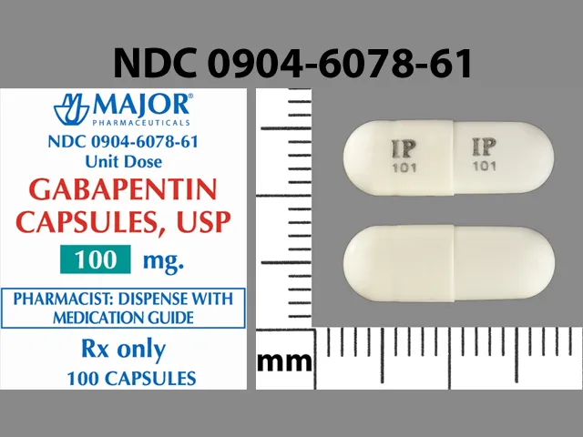 Gabapentin (Gralise, Neurontin) IP 101 IP 101 Pill Image
