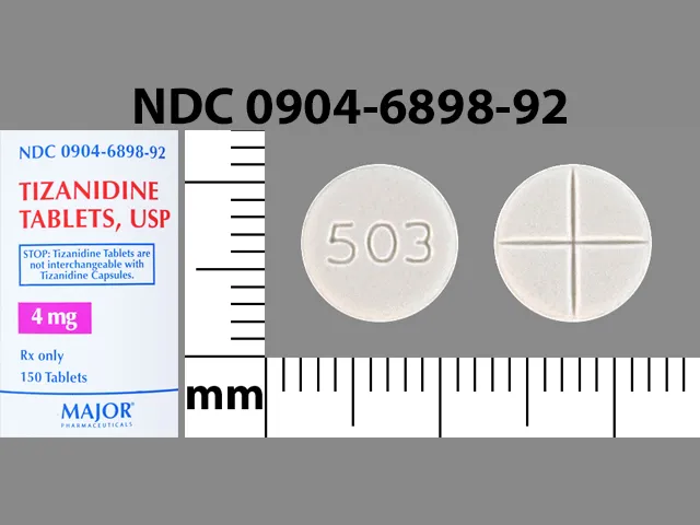 Tizanidine (Zanaflex) 503 Pill Image