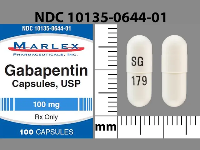 Gabapentin (Gralise, Neurontin) SG 179 Pill Image