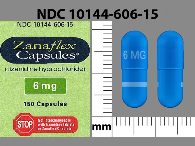 Tizanidine (Zanaflex) 6 MG Pill Image