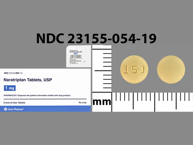Naratriptan (Amerge) I53 Pill Image
