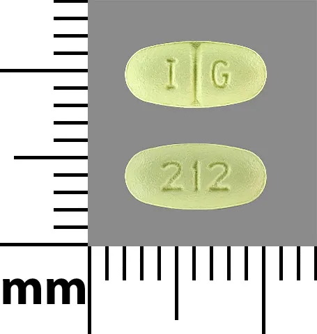 Sertraline (Zoloft) I G 212 Pill Image