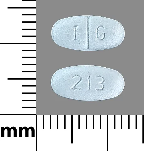 Sertraline (Zoloft) I G 213 Pill Image