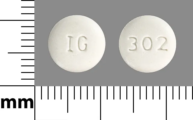 Alfuzosin (Uroxatral) IG 302 Pill Image