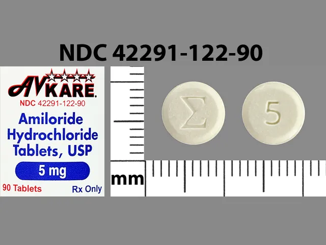 Amiloride (Midamor) LOGO 5 Pill Image