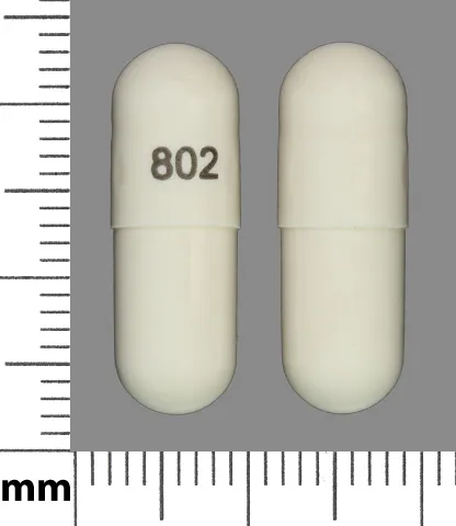 Cephalexin (Keflet, Keflex, Keftab) 802 Pill Image