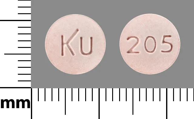 Montelukast (Singulair) KU 205 Pill Image