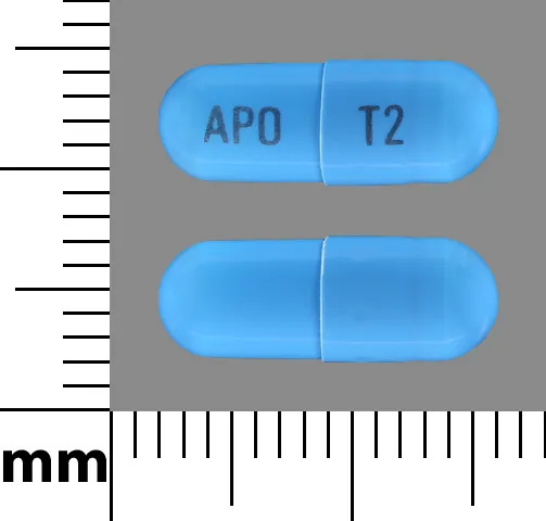 Tizanidine (Zanaflex) APO T2 Pill Image