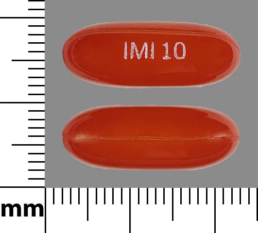 Nifedipine (Procardia) IMI 10 Pill Image