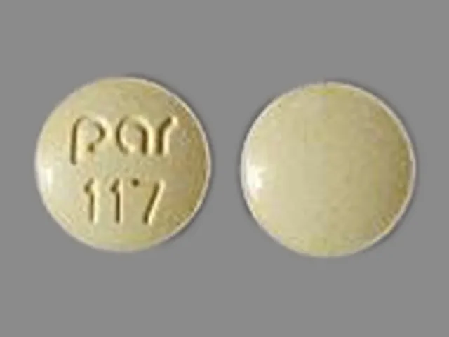 Amiloride (Midamor) PAR 117 Pill Image
