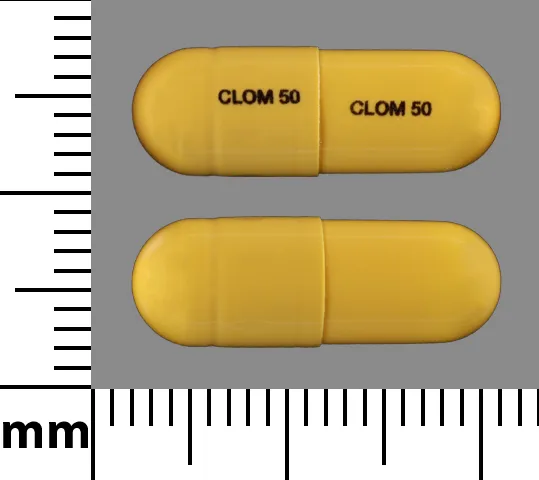 Clomipramine (Anafranil) CLOM 50 CLOM 50 Pill Image
