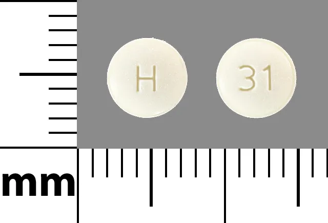 Pioglitazone (Actos) H 31 Pill Image