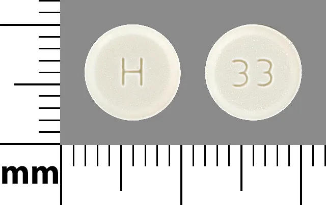 Pioglitazone (Actos) H 33 Pill Image