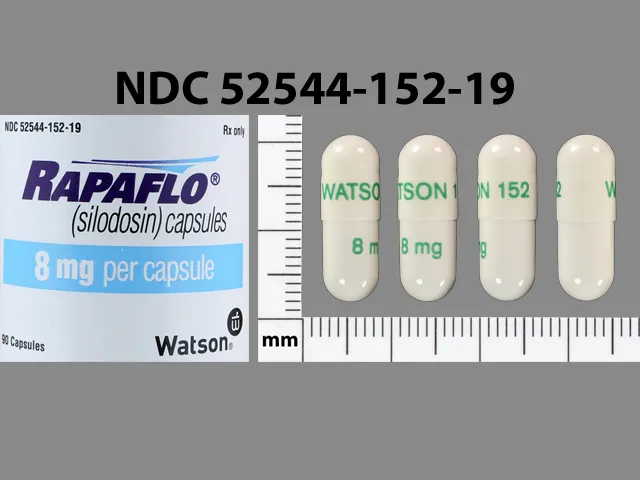 Silodosin (Rapaflo) WATSON 152 8 MG Pill Image