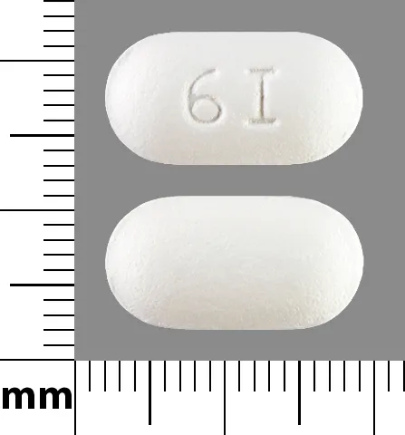 Ibuprofen (Advil, Caldolor, Motrin) 6I Pill Image