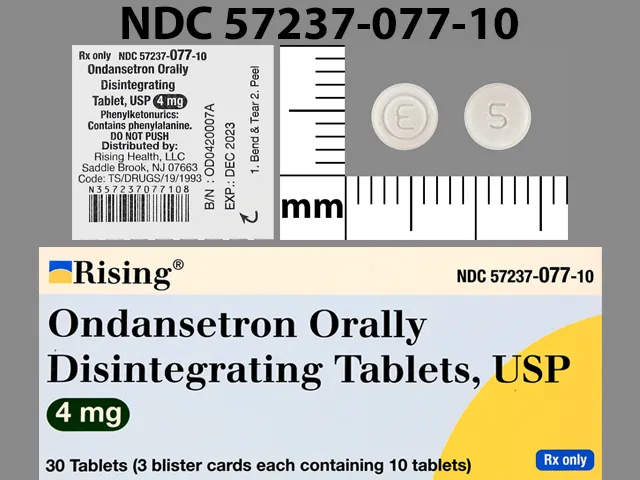 Ondansetron (Zofran, Zofran ODT, Zuplenz) E 5 Pill Image