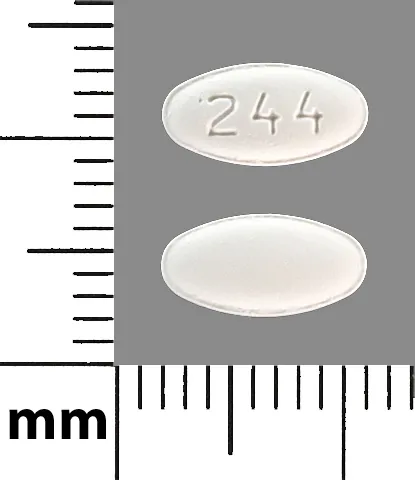 Carvedilol (Coreg, Coreg CR) 244 Pill Image