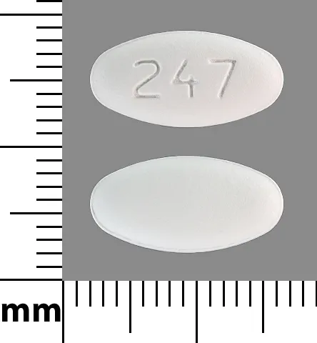 Carvedilol (Coreg, Coreg CR) 247 Pill Image