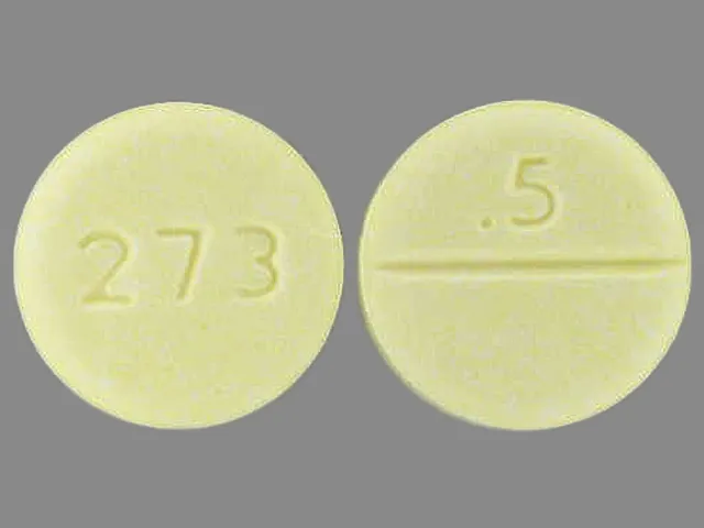 Clonazepam (Klonopin) 273 .5 Pill Image