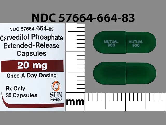 Carvedilol (Coreg, Coreg CR) MUTUAL 900 MUTUAL 900 Pill Image