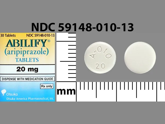 Aripiprazole (Abilify) A-010 20 Pill Image