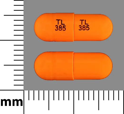Terazosin (Hytrin, Tezruly) TL 385 TL 385 Pill Image