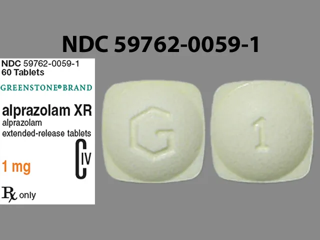 Alprazolam (Xanax) G 1 Pill Image