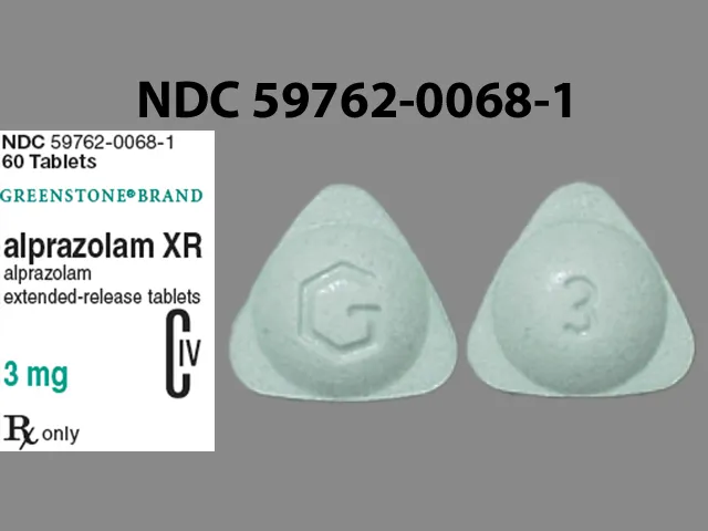 Alprazolam (Xanax) G 3 Pill Image