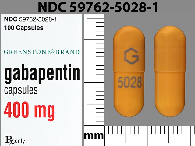 Gabapentin (Gralise, Neurontin) G 5028 Pill Image