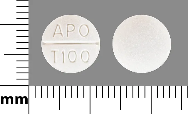 Trazodone APO T100 Pill Image