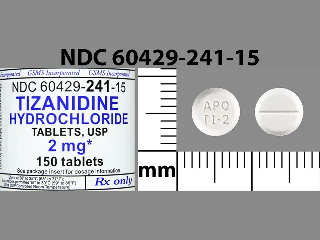 Tizanidine (Zanaflex) APO TI-2 Pill Image