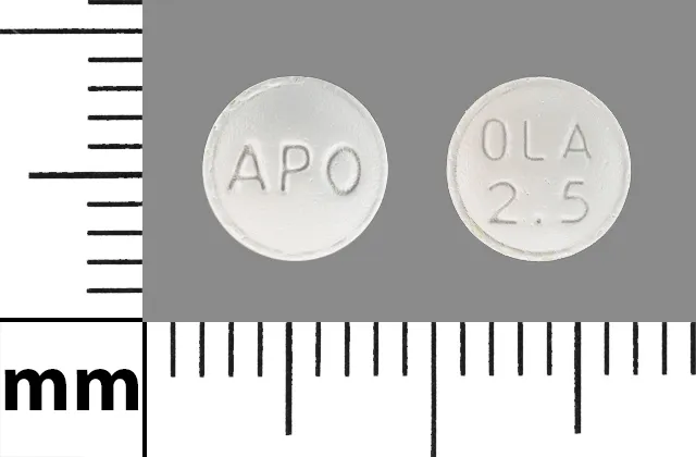 Olanzapine (Zyprexa) APO OLA 2.5 Pill Image