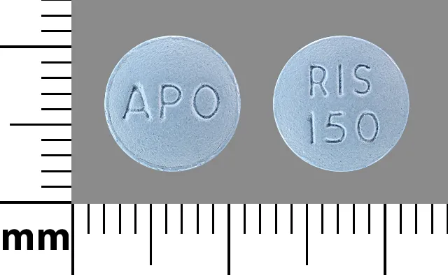 Risedronate (Actonel, Atelvia) APO RIS 150 Pill Image