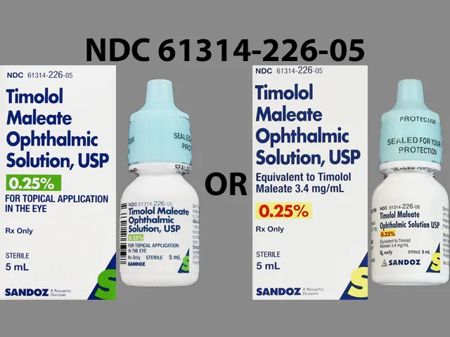 Timolol Ophthalmic Pill Image