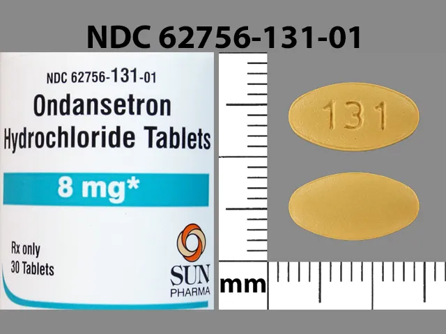 Ondansetron (Zofran, Zofran ODT, Zuplenz) 131 Pill Image